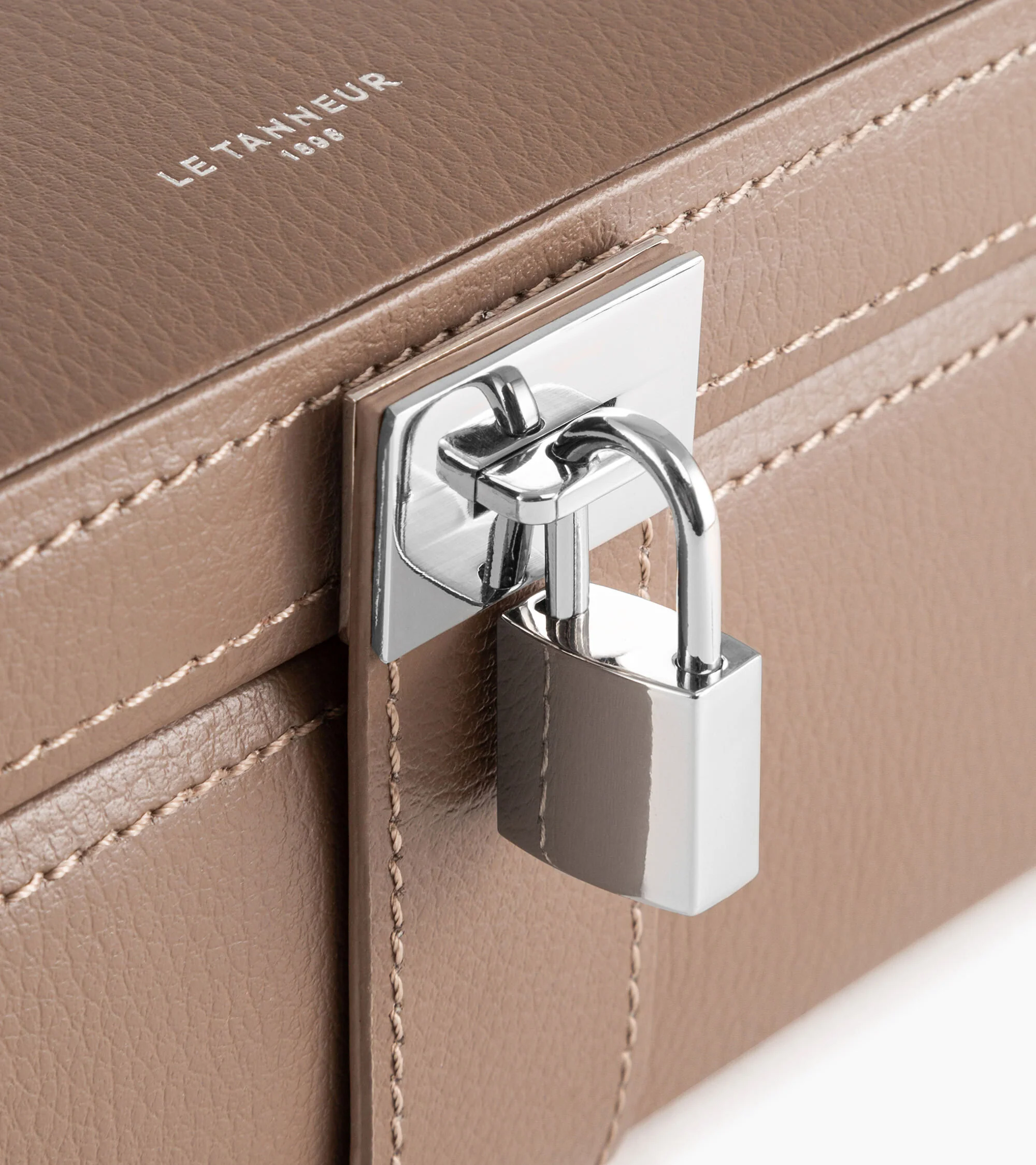 Boite à bijoux moyen modèle en cuir - Image 3