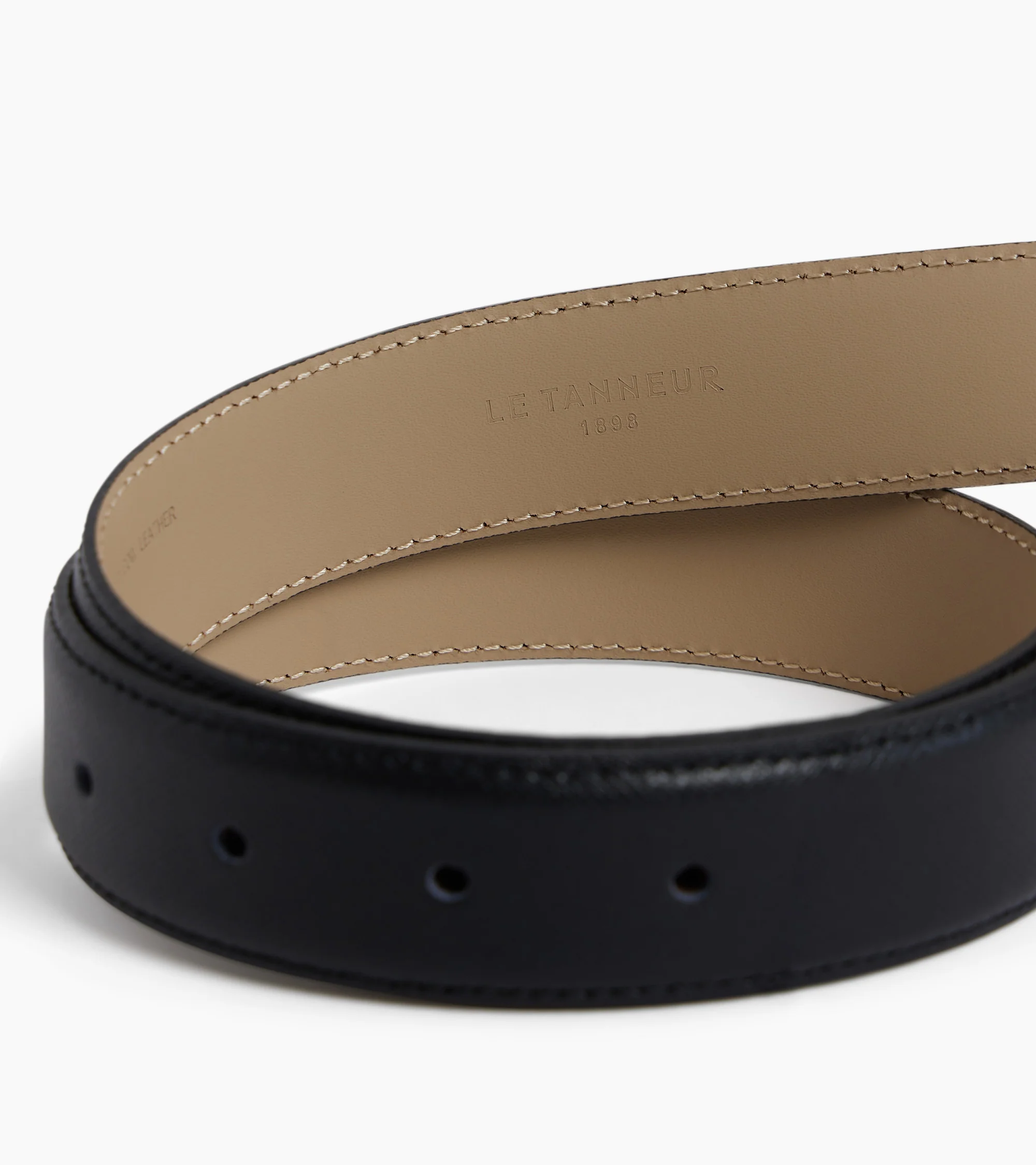 Ceinture homme avec boucle rectancle en cuir liégé - Image 3