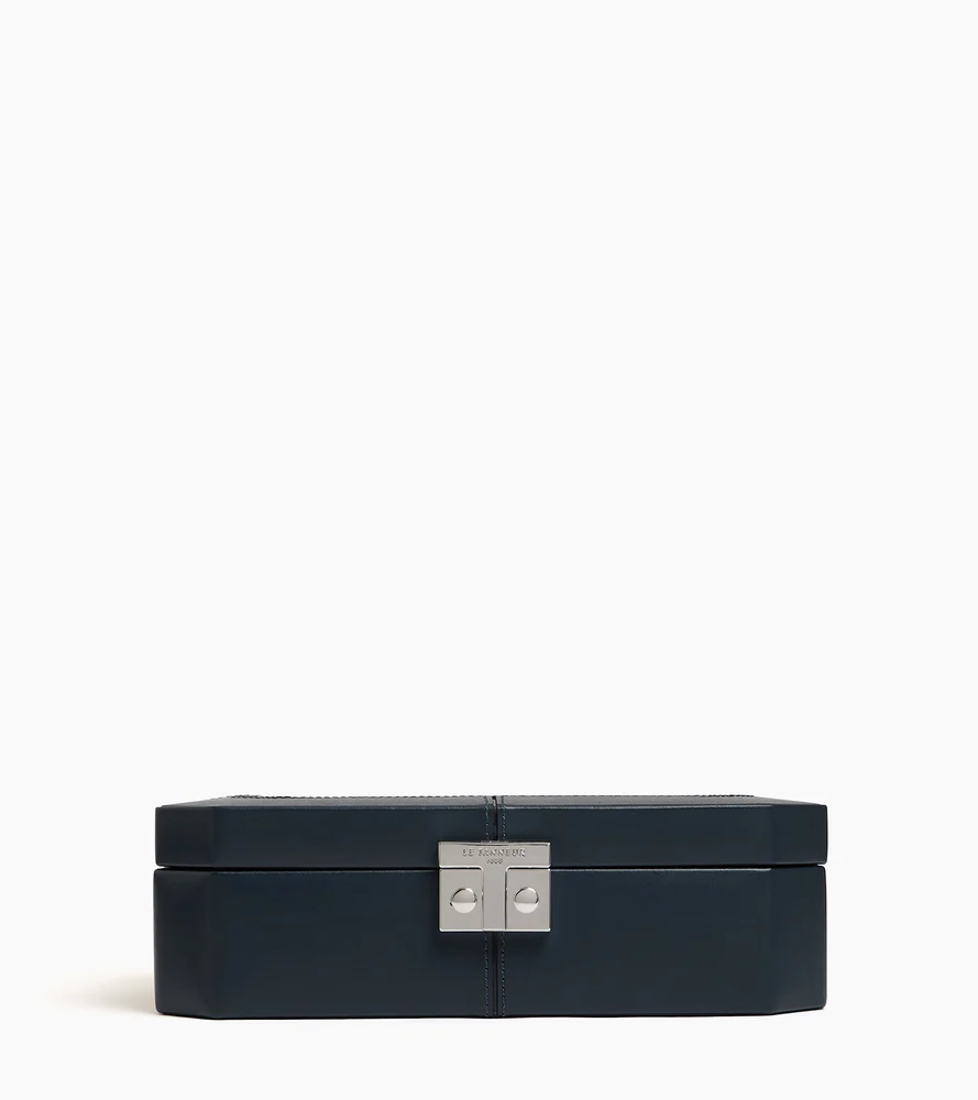 Coffret 8 montres fermoir T en cuir - Image 4