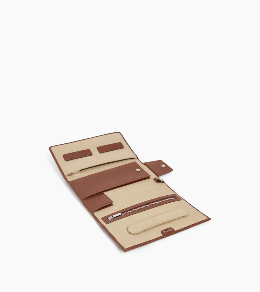 Coffret bijoux de voyage en cuir - Image 4