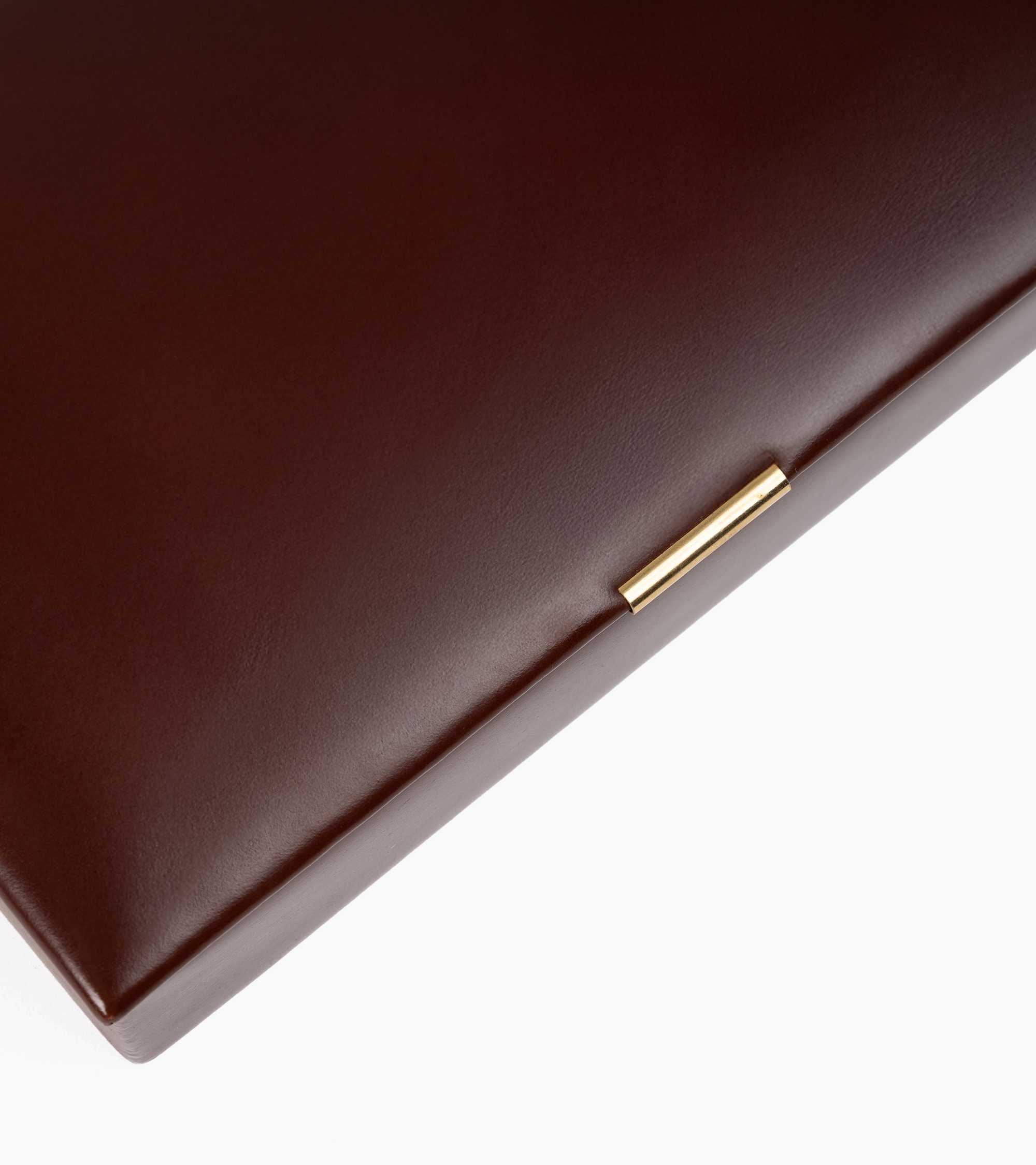 Coffret de jeux bridge petit modèle en cuir - Image 6