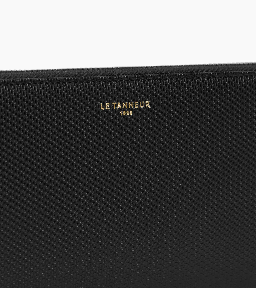 Compagnon zippé Emilie en cuir signature T - Image 2