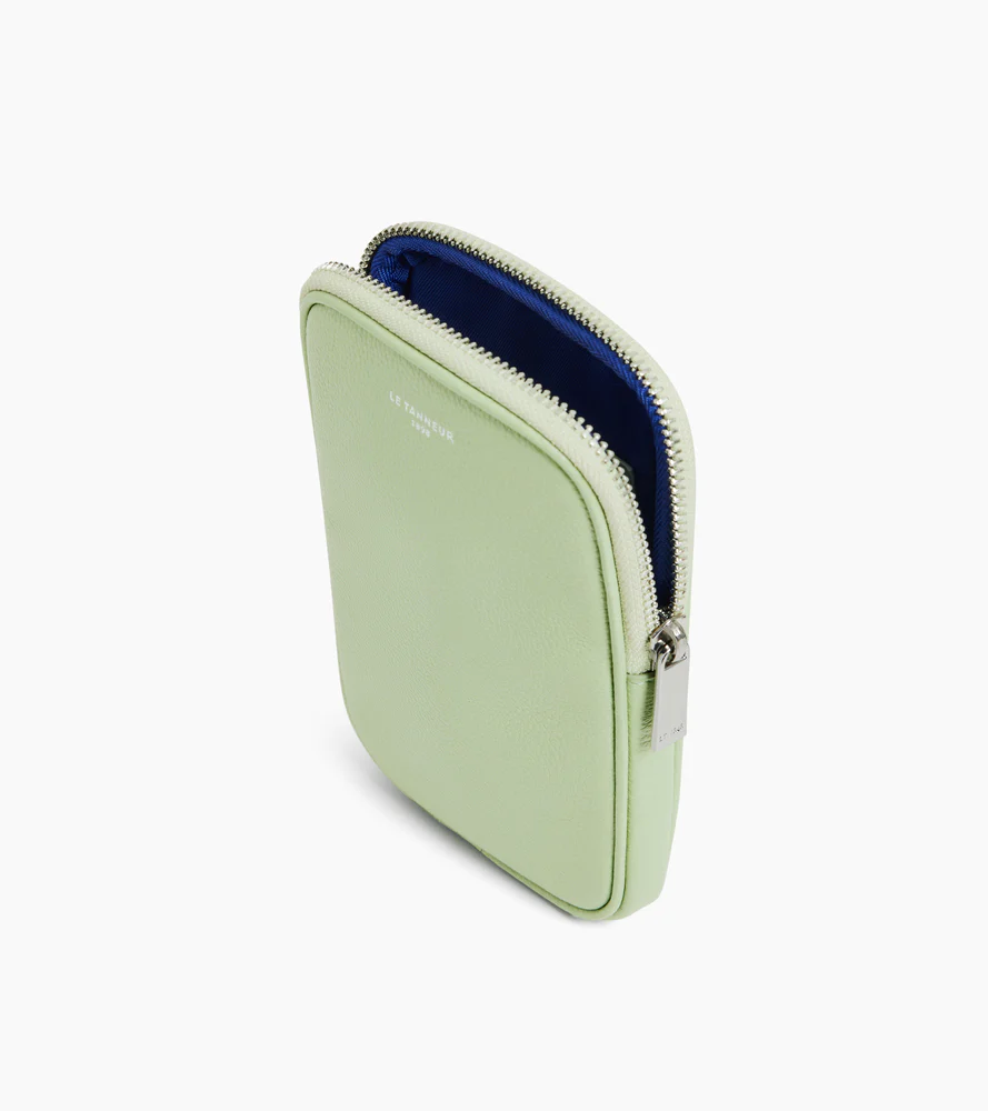Etui téléphone en cuir grainé - Image 3
