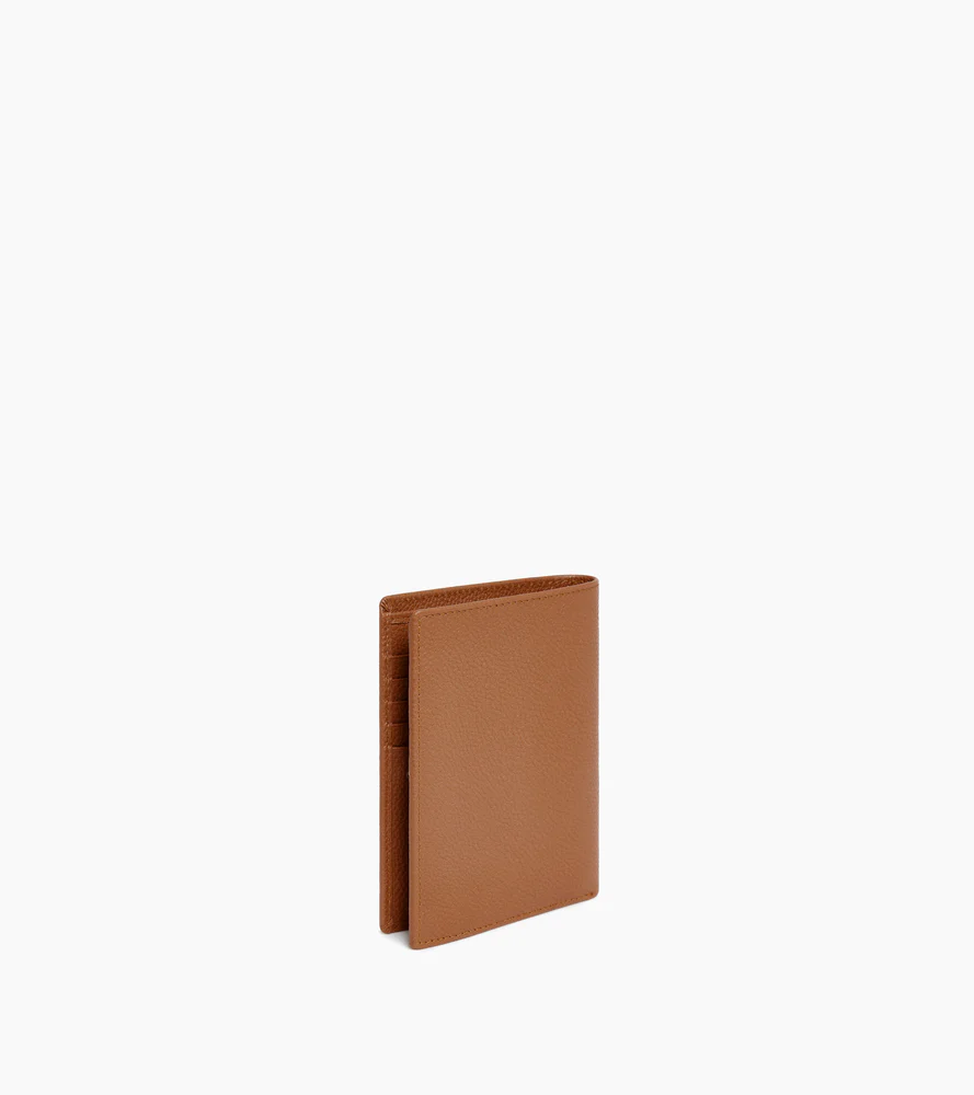 Grand portefeuille zippé Charles en cuir grainé - Image 4