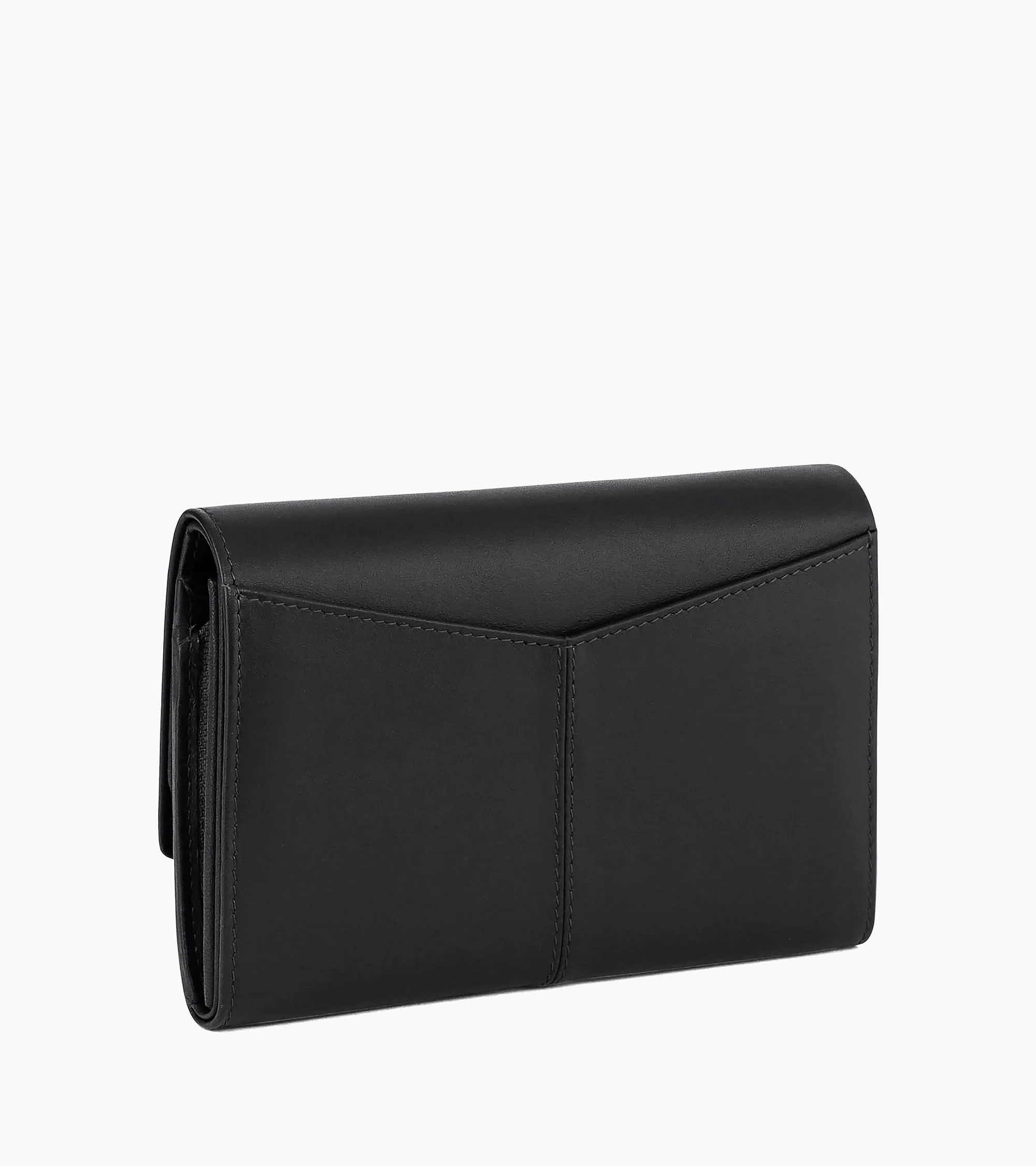 Portefeuille moyen modèle Charlotte en cuir lisse - Image 3
