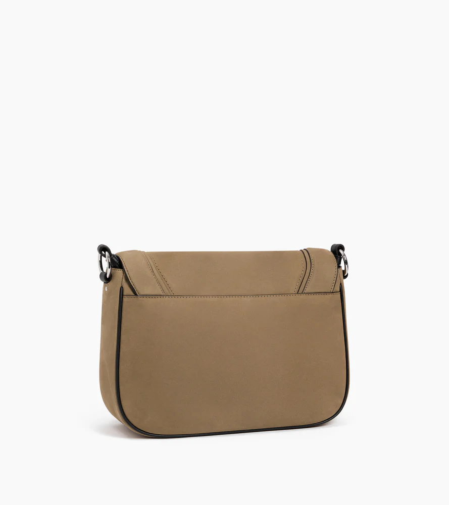 Grand sac bandoulière Ella en cuir lisse et nubuck - Image 5