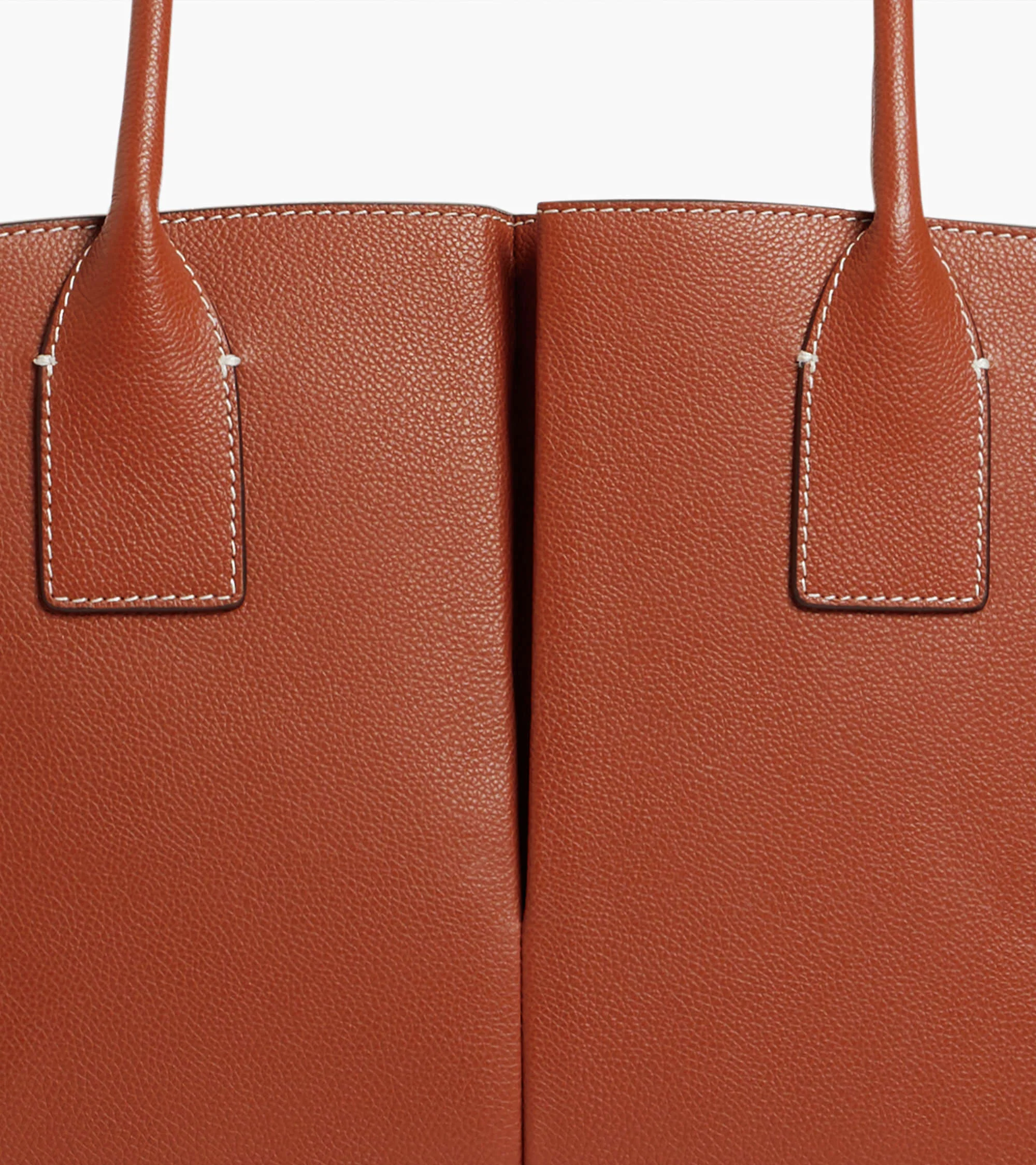 Grand sac cabas Elena en cuir grainé - Image 4
