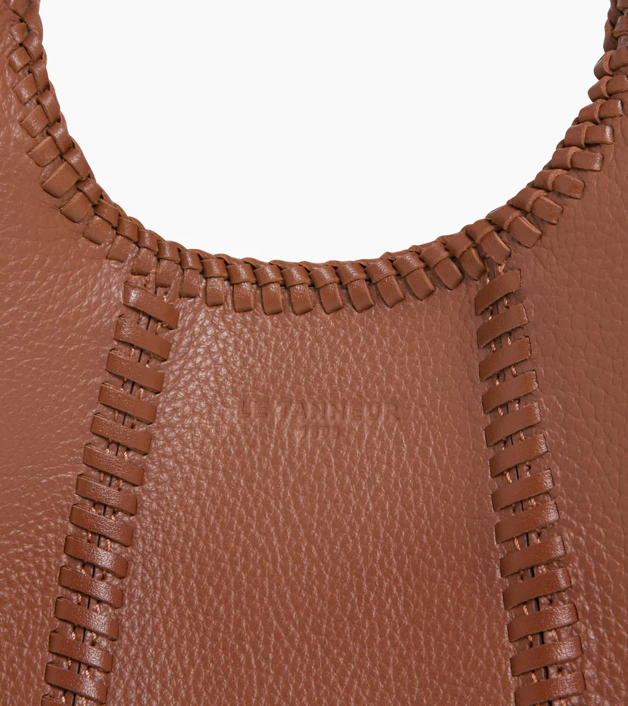 Mini sac à main Juliette en cuir grainé avec surpiqûres - Image 2