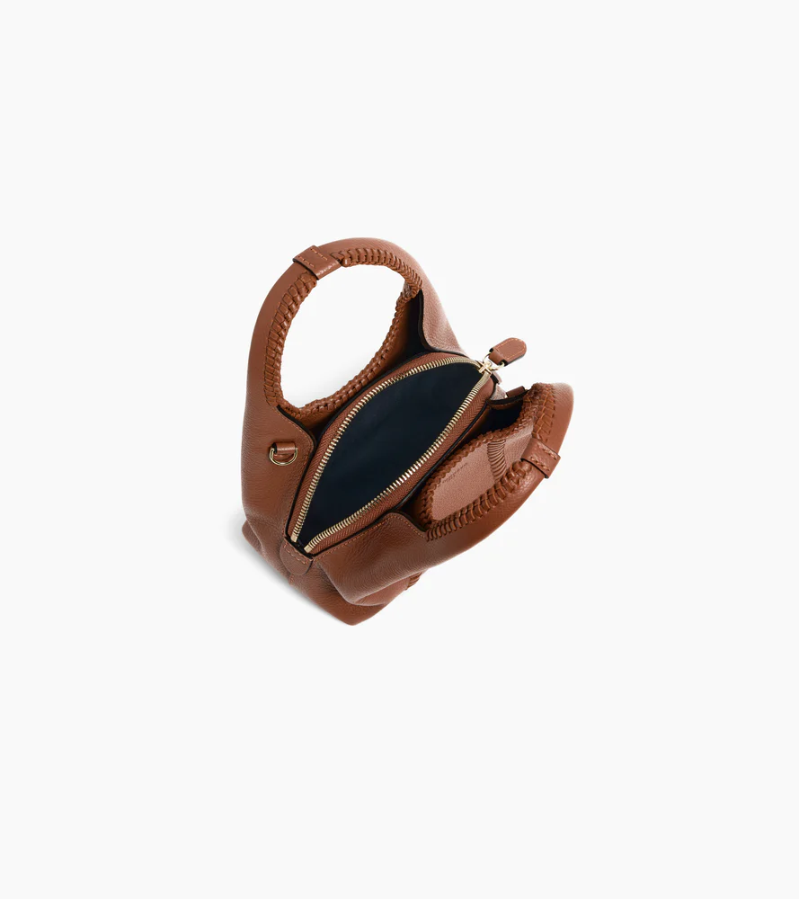 Mini sac à main Juliette en cuir grainé avec surpiqûres - Image 3