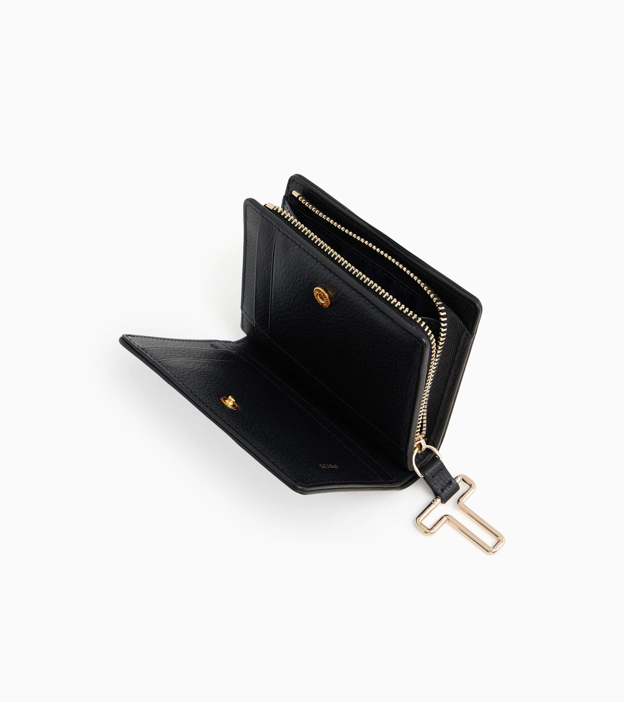 Petit Portefeuille Juliette en cuir grainé - Image 3