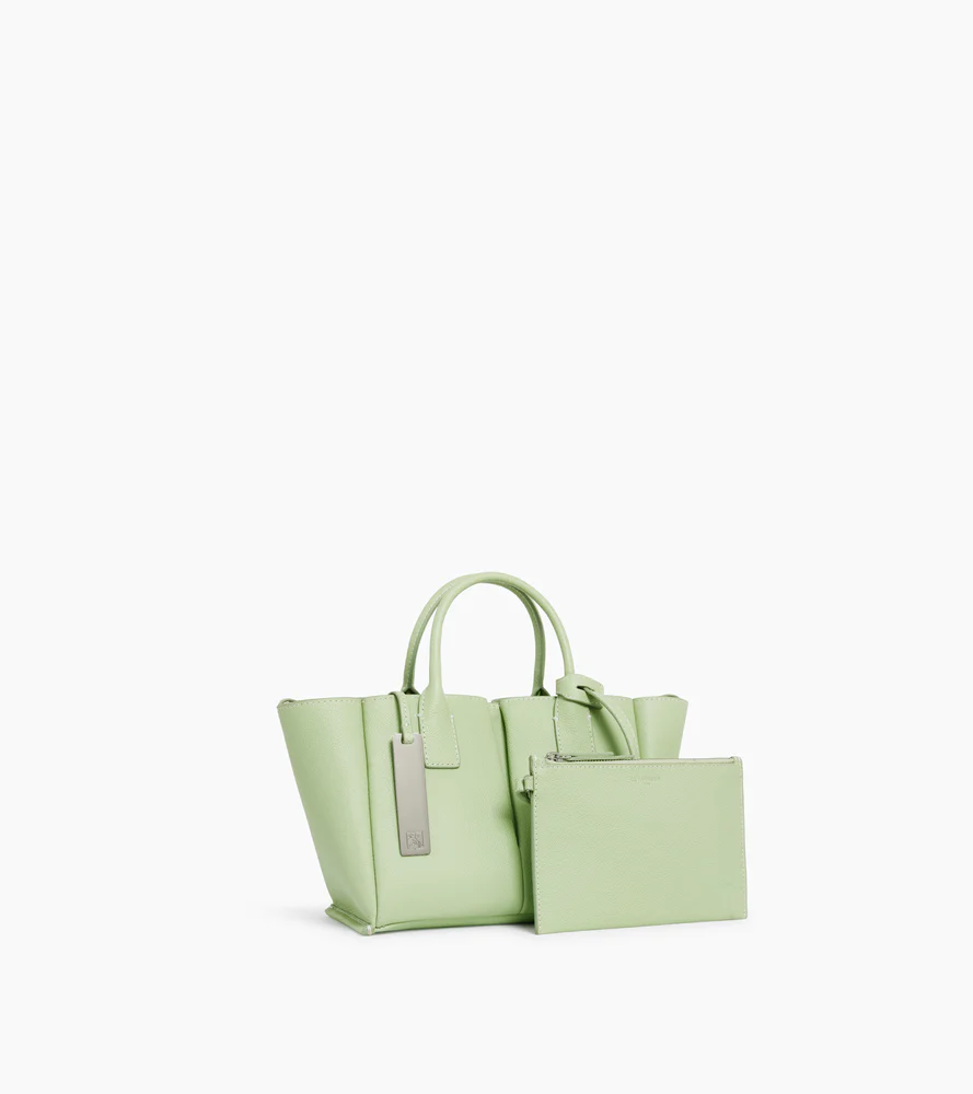 Petit sac à main Elena en cuir grainé - Image 4