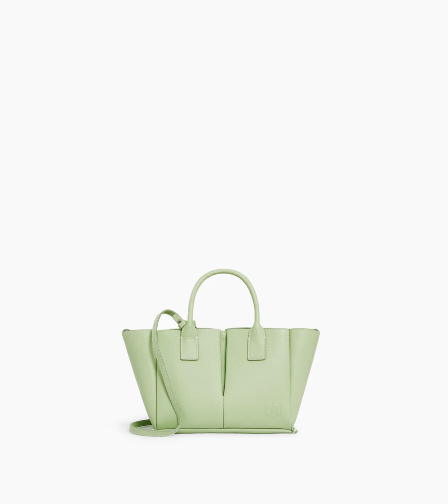 Petit sac à main Elena en cuir grainé - Image 5