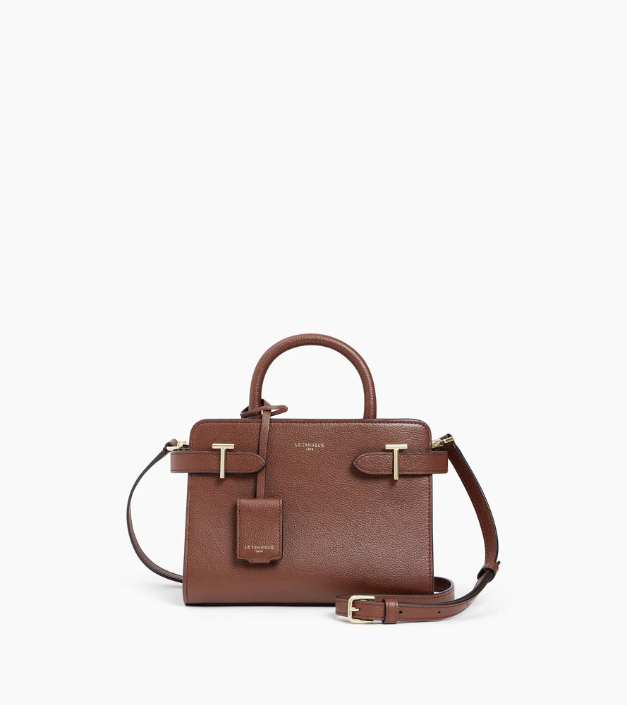 Petit sac à main Emilie en cuir grainé