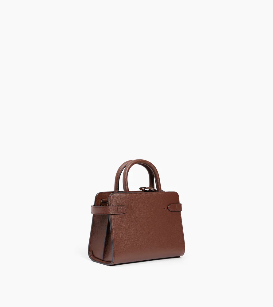 Petit sac à main Emilie en cuir grainé - Image 5