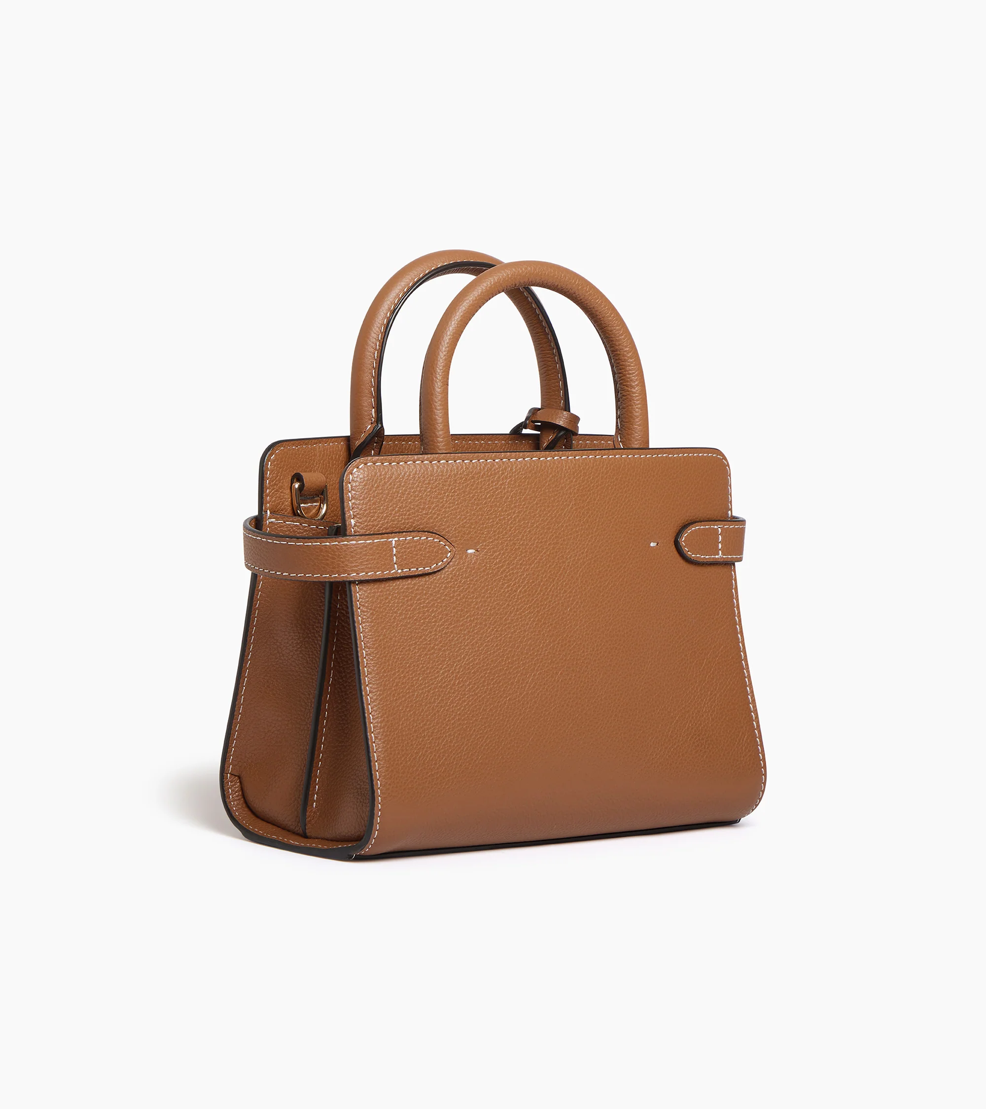 Petit sac à main Emilie en cuir grainé - Image 5