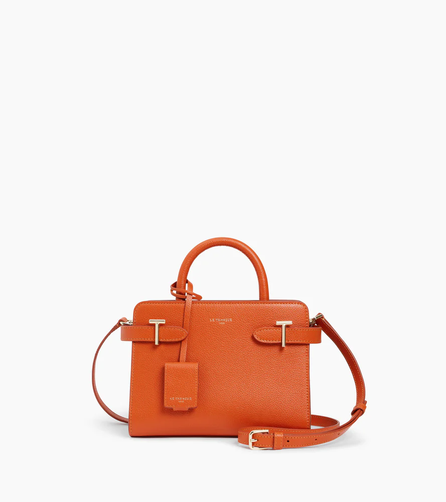 Petit sac à main Emilie en cuir grainé