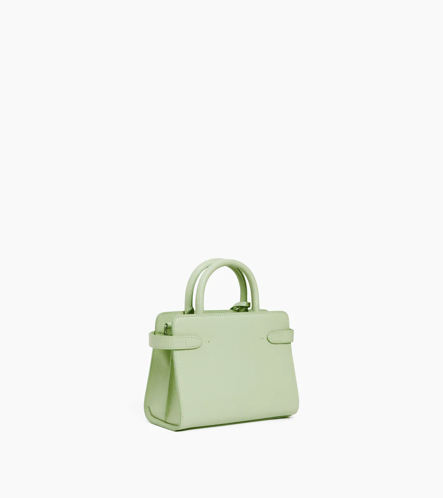 Petit sac à main Emilie en cuir grainé - Image 5