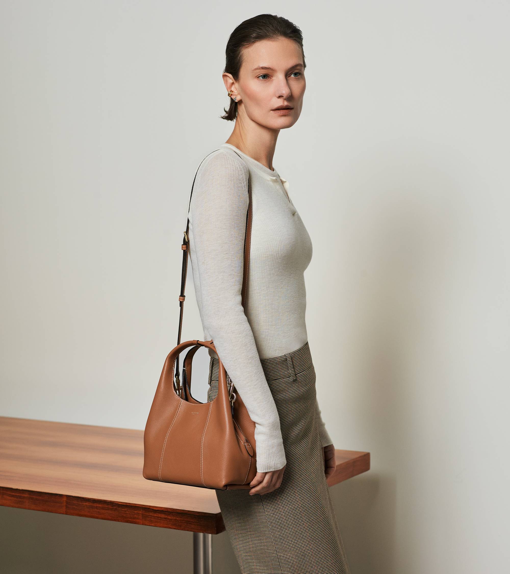Petit sac à main Juliette en cuir grainé - Image 6