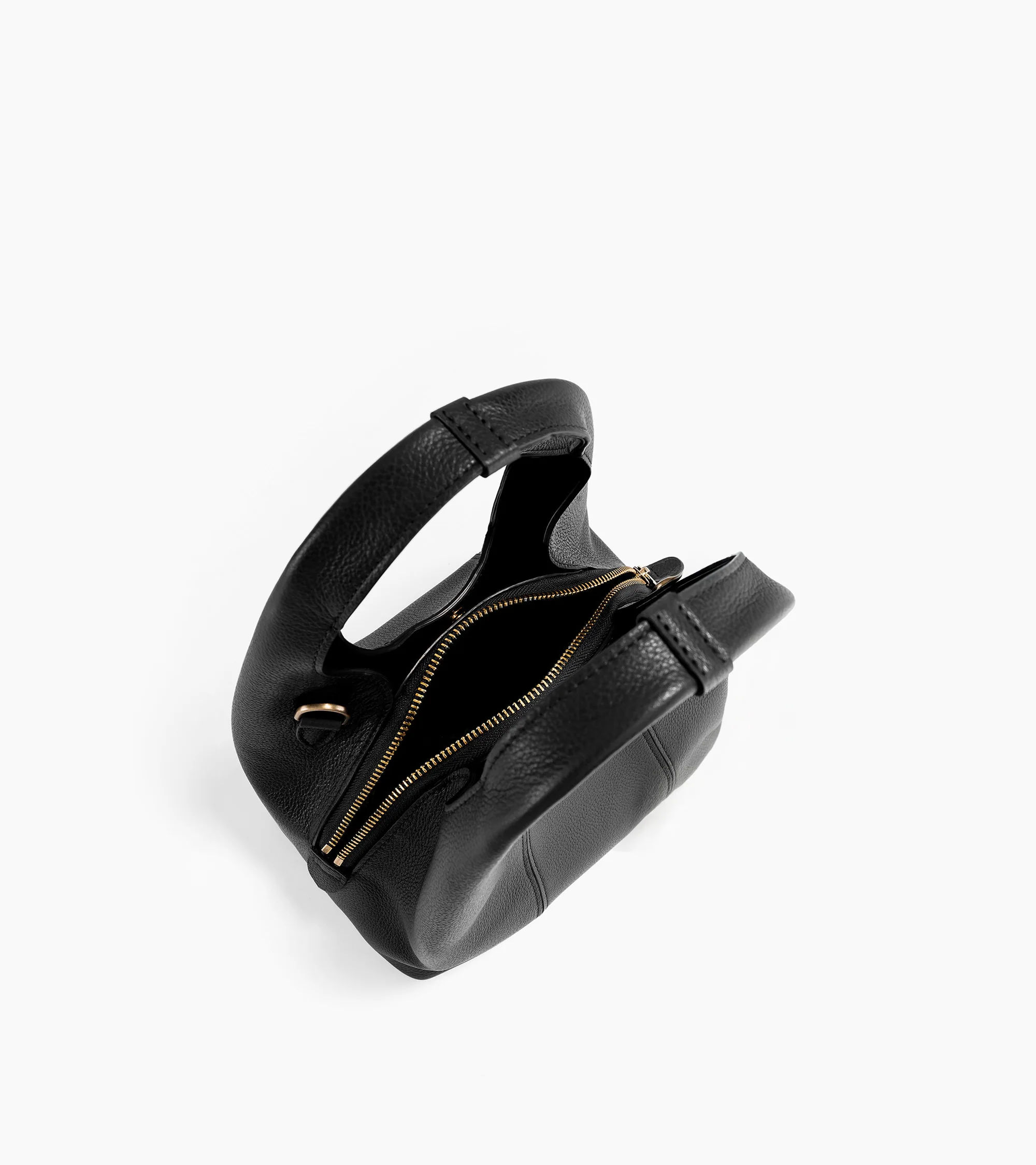 Petit sac à main Juliette en cuir grainé - Image 4