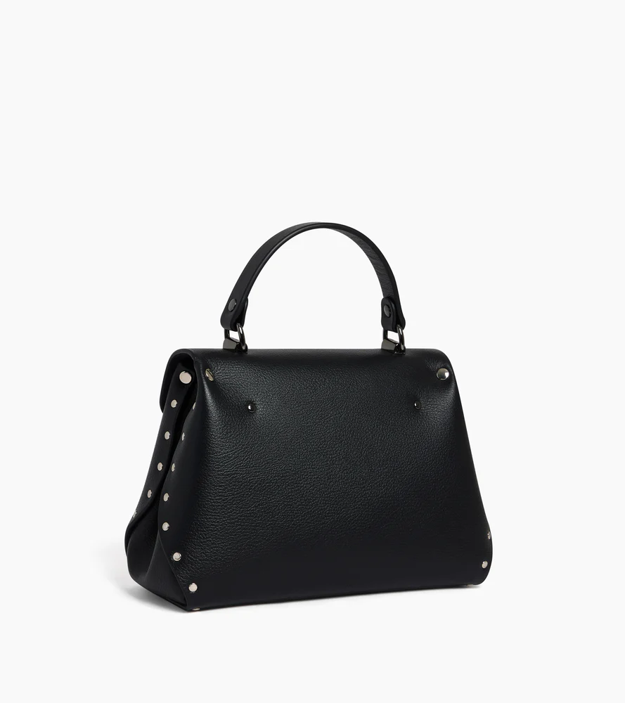 Petit sac à main Sans Couture en cuir grain chèvre - Image 4