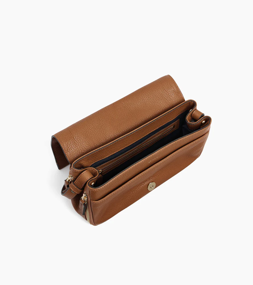 Petit sac bandoulière Aurore en cuir grainé - Image 7