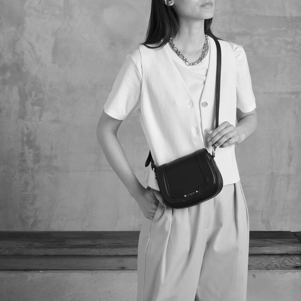 Petit sac bandoulière Ella en cuir grainé - Image 6