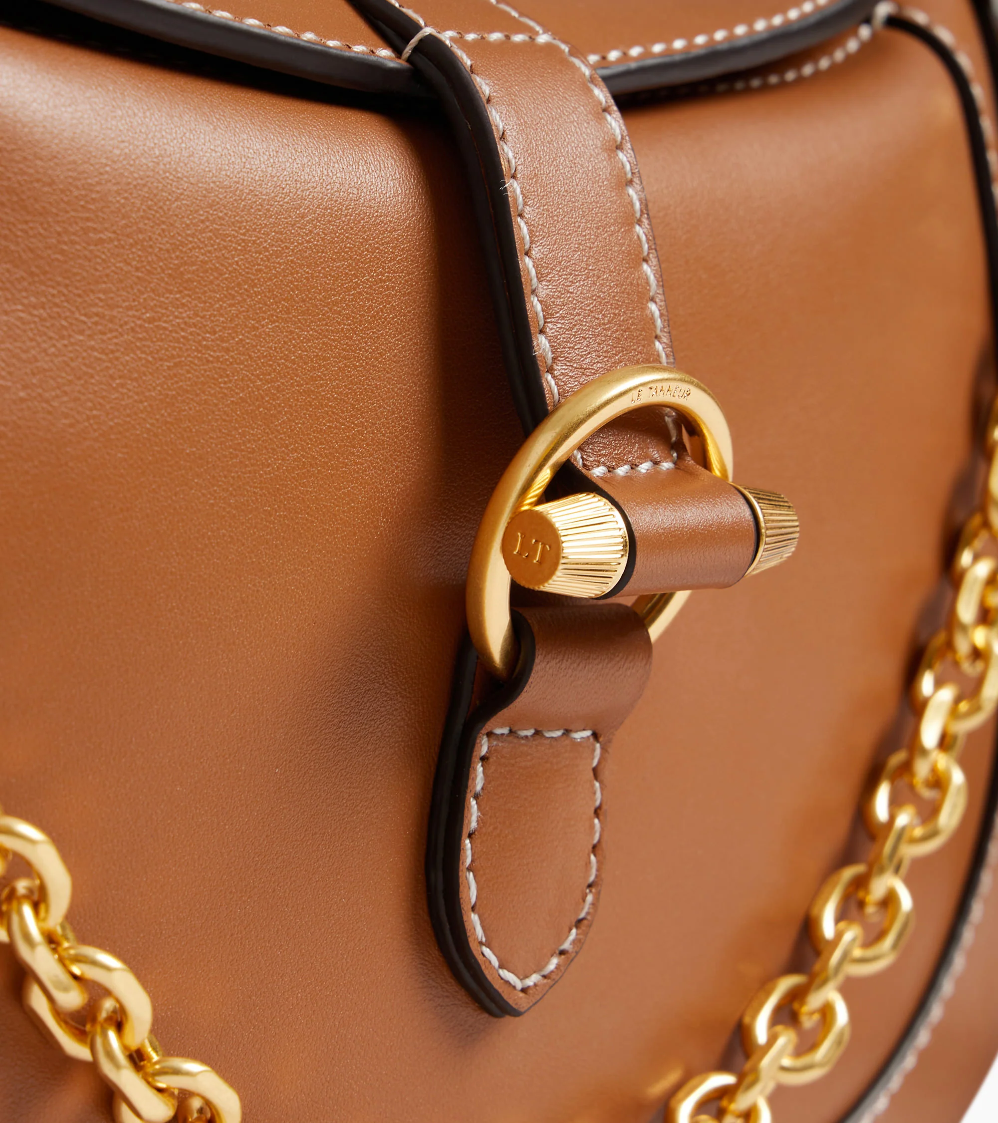 Petit sac bandoulière Pia en cuir lisse - Image 3
