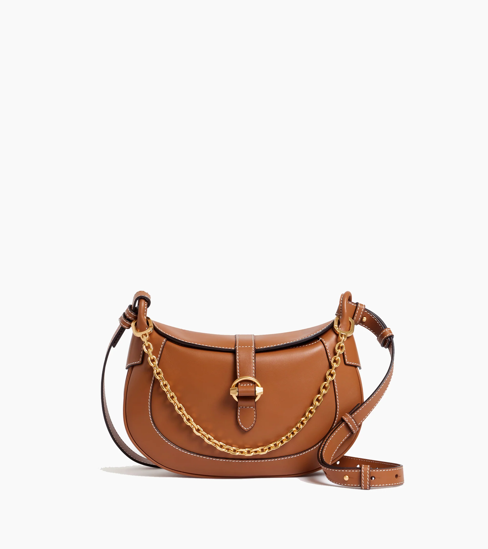 Petit sac bandoulière Pia en cuir lisse - Image 7