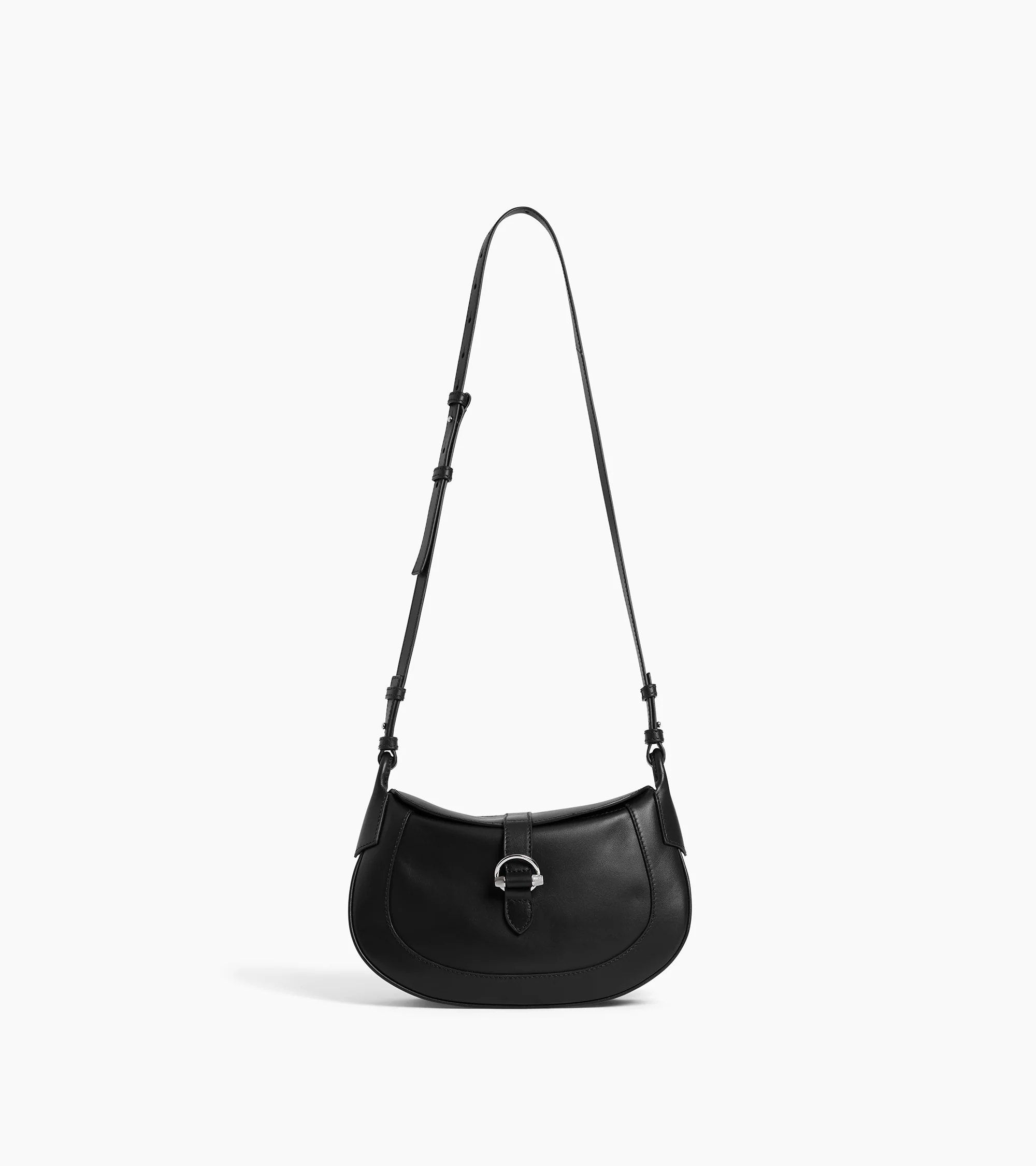 Petit sac bandoulière Pia en cuir lisse - Image 4