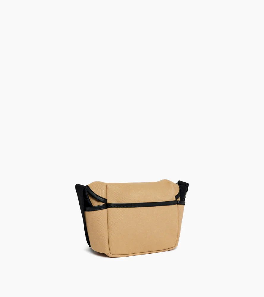 Petit sac bandoulière Solveig en toile coton et cuir lisse - Image 5