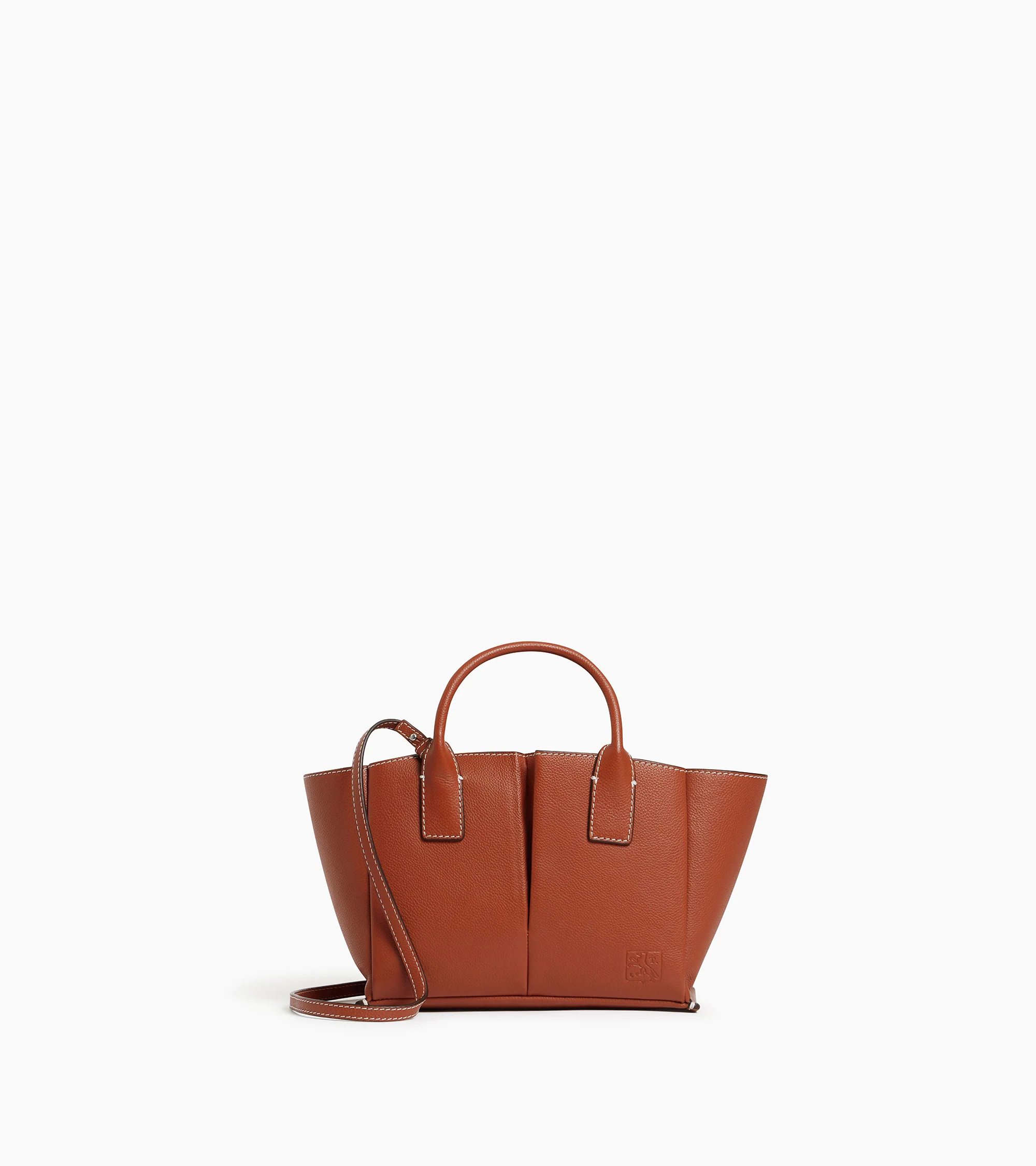 Petit sac à main Elena en cuir grainé - Image 6