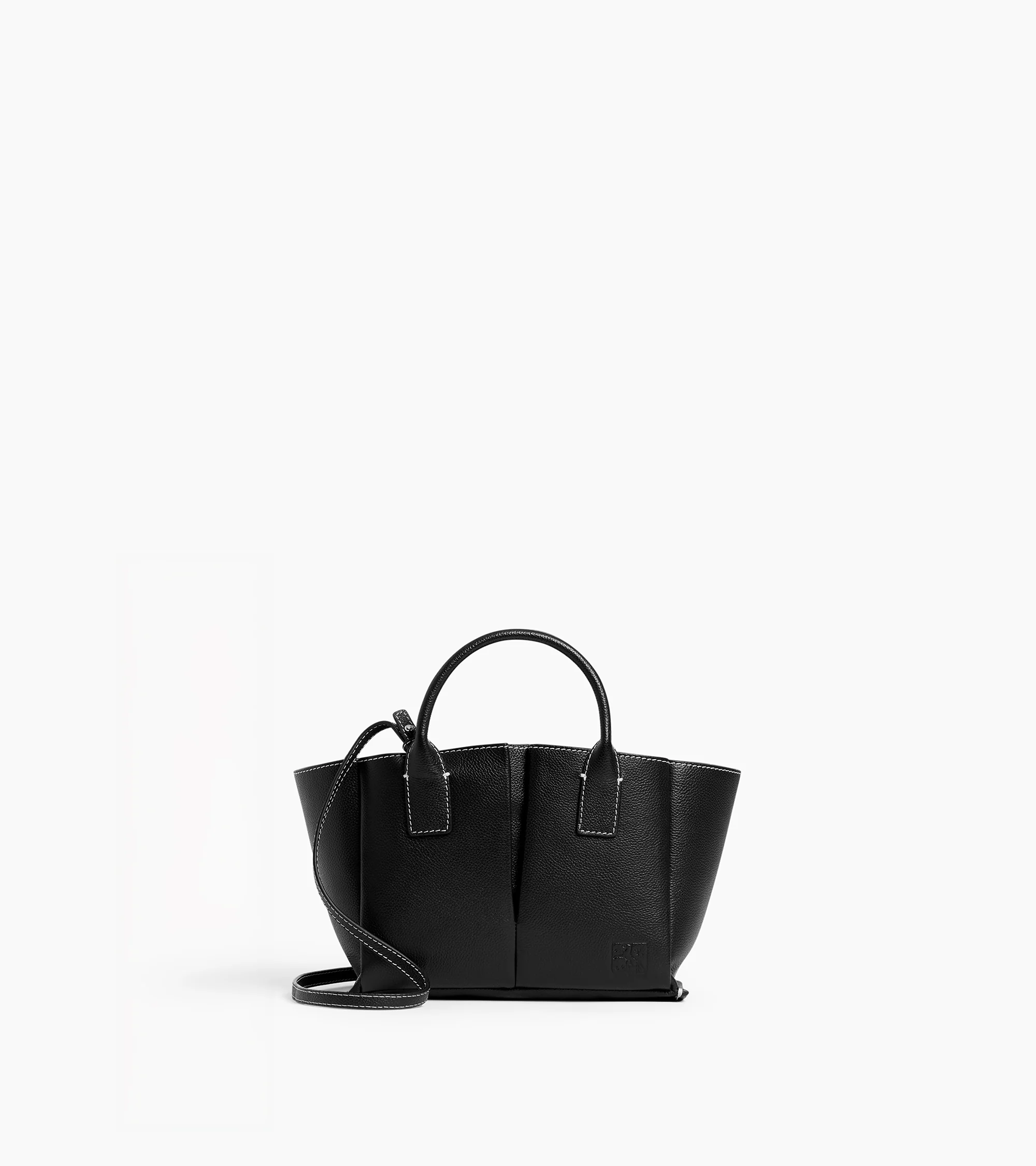 Petit sac à main Elena en cuir grainé - Image 6