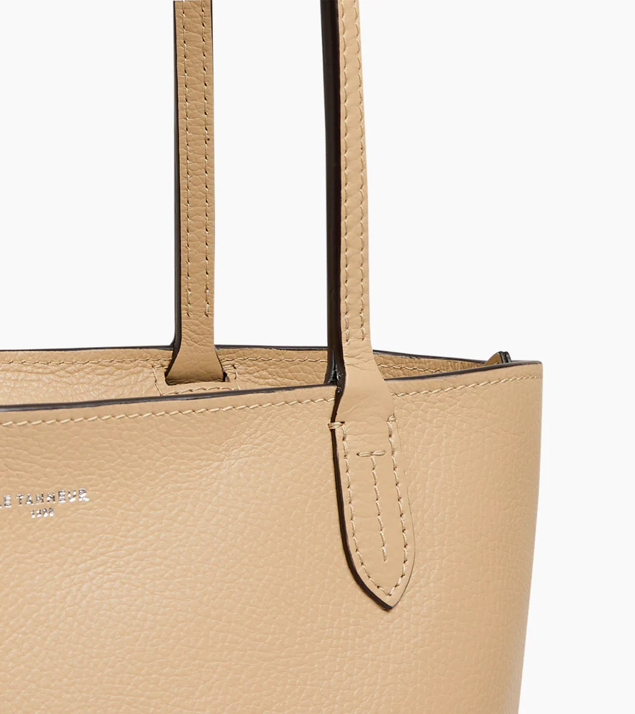 Petit sac cabas Louise en cuir grainé - Image 3