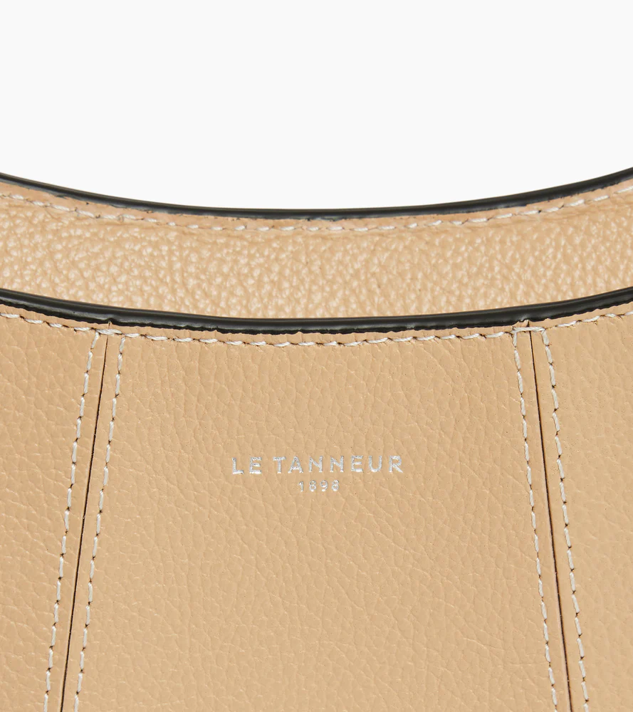 Petit sac demi-lune Juliette en cuir grainé - Image 3