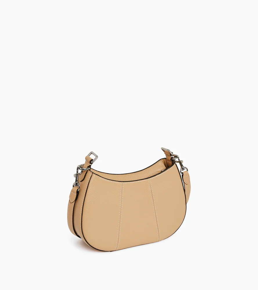 Petit sac demi-lune Juliette en cuir grainé - Image 5