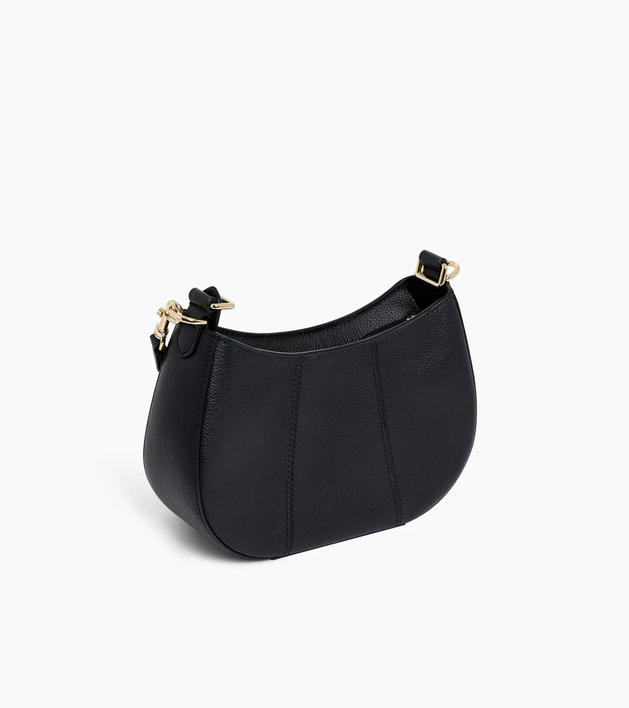 Petit sac demi-lune Juliette en cuir grainé - Image 5
