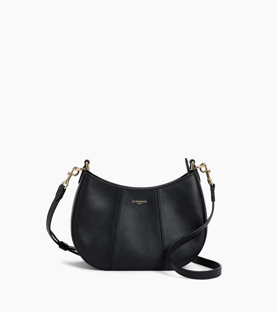 Petit sac demi-lune Juliette en cuir grainé - Image 6