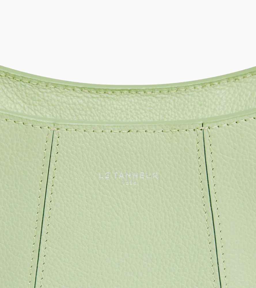 Petit sac demi-lune Juliette en cuir grainé - Image 3