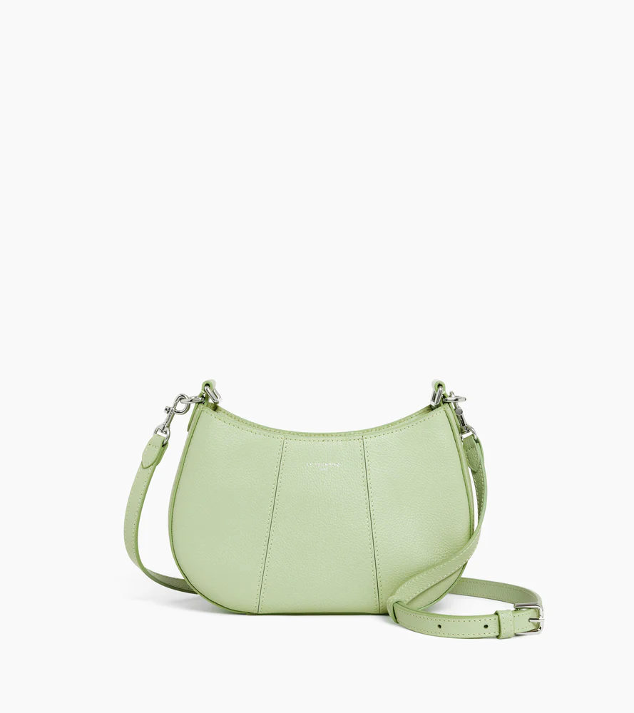 Petit sac demi-lune Juliette en cuir grainé - Image 6