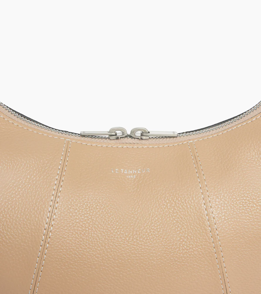 Petit sac hobo Juliette en cuir grainé - Image 3