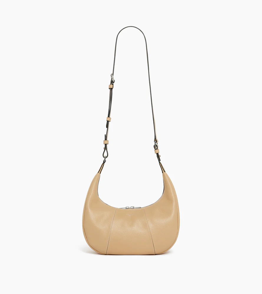 Petit sac hobo Juliette en cuir grainé - Image 6