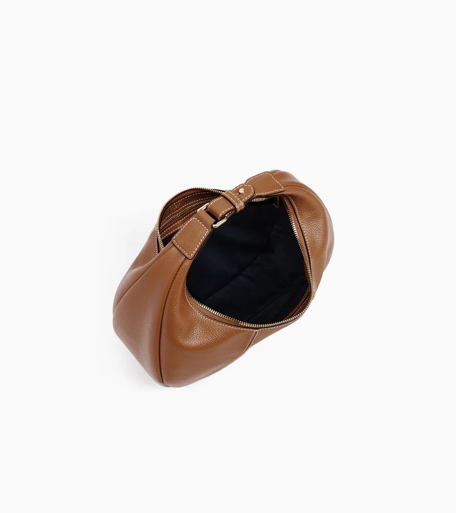 Petit sac hobo Juliette en cuir grainé - Image 3