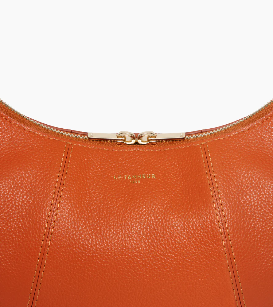 Petit sac hobo Juliette en cuir grainé - Image 3