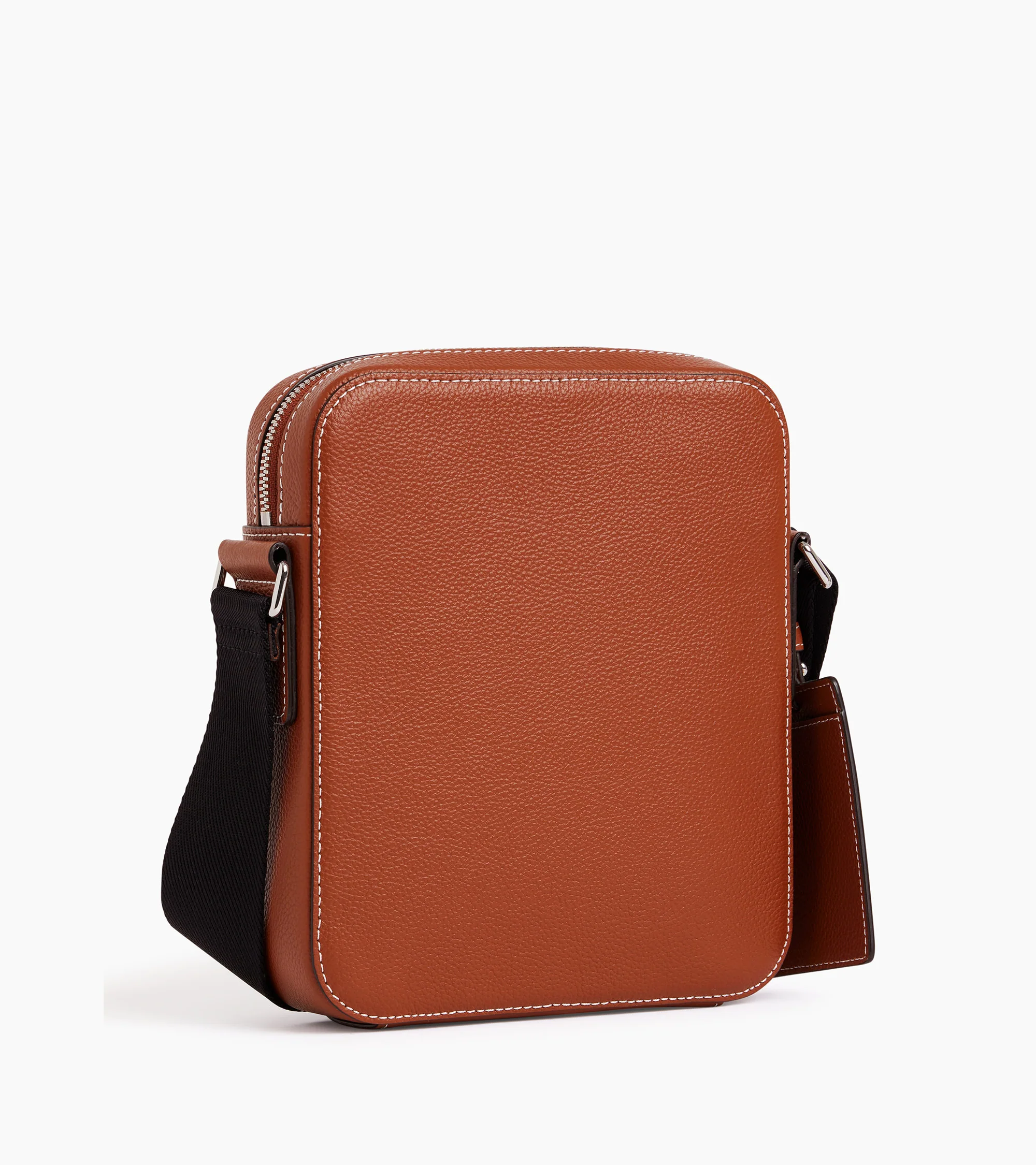 Petite sacoche zippée Emile en cuir grainé - Image 4
