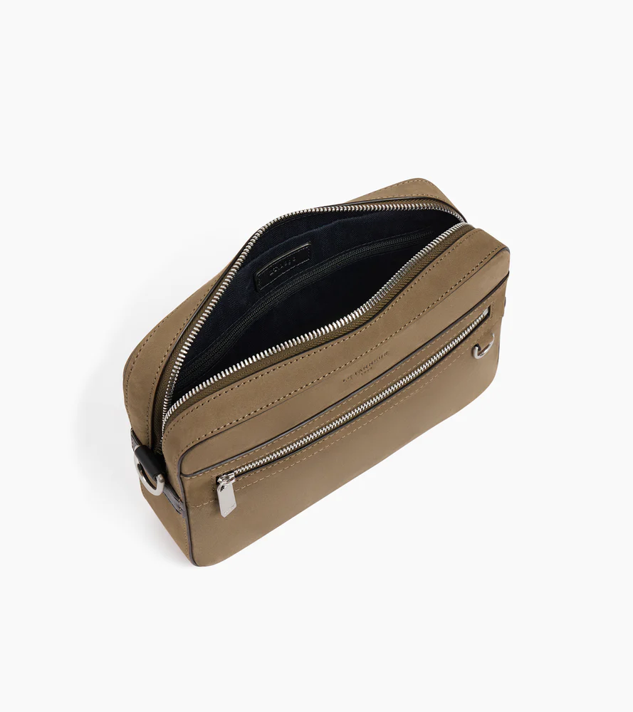 Petite sacoche Emile en cuir lisse et nubuck - Image 4