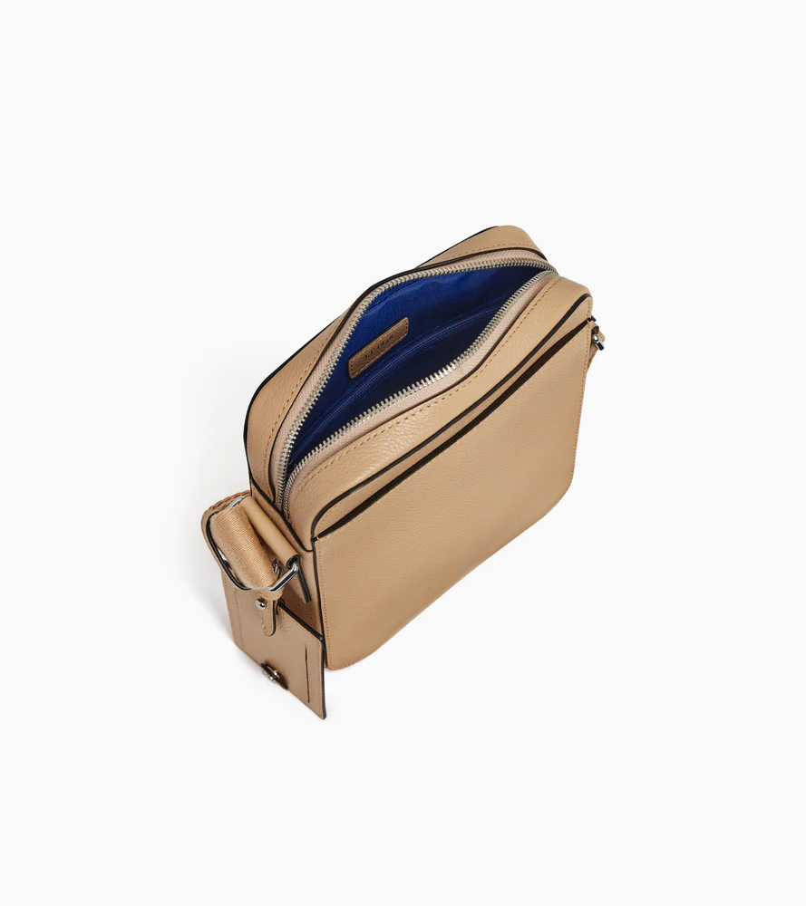 Petite sacoche zippée Emile en cuir grainé - Image 3
