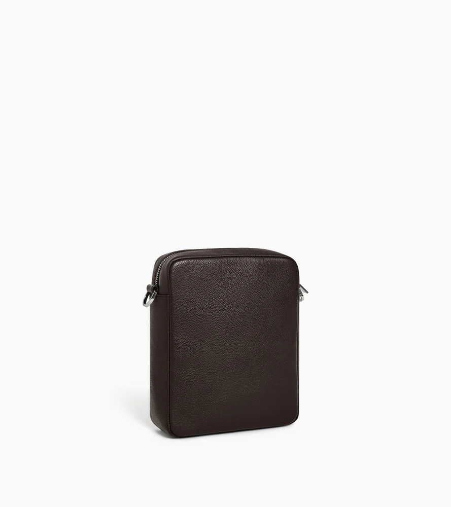Petite sacoche zippée Marceau en cuir grainé - Image 4