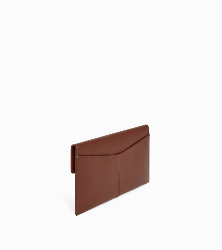 Pochette enveloppe moyen modèle Charlotte en cuir lisse - Image 4