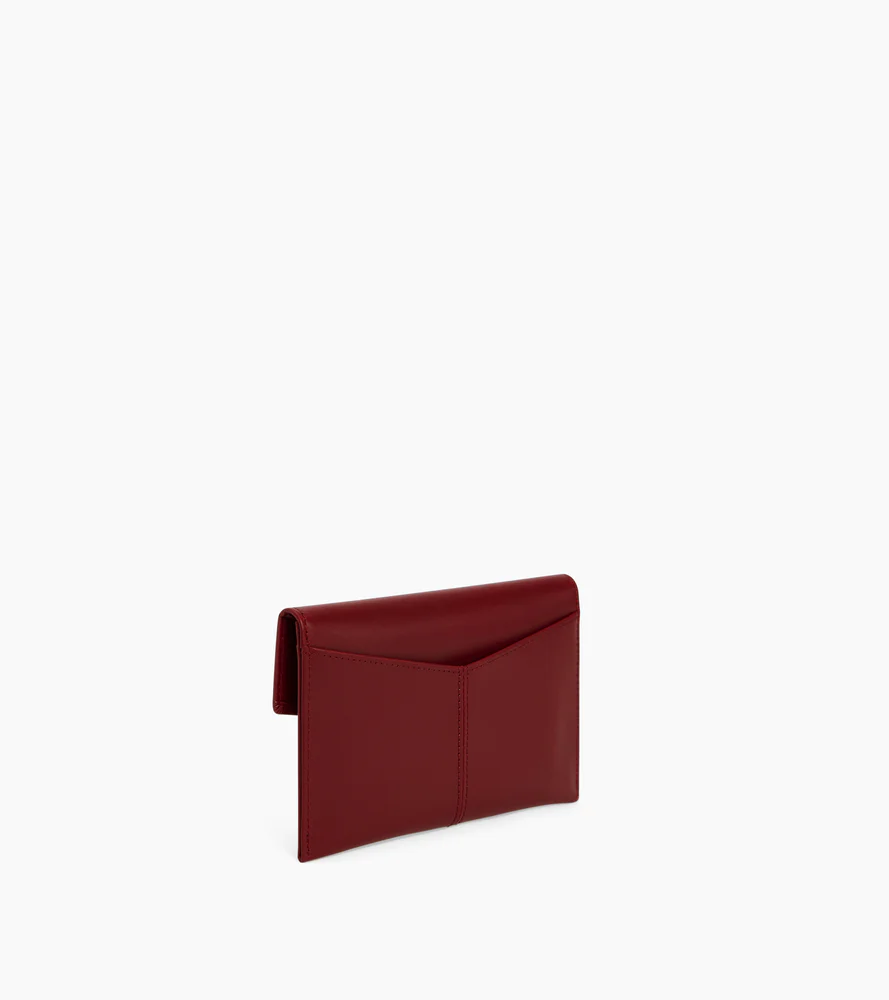 Pochette enveloppe moyen modèle Charlotte en cuir lisse - Image 4