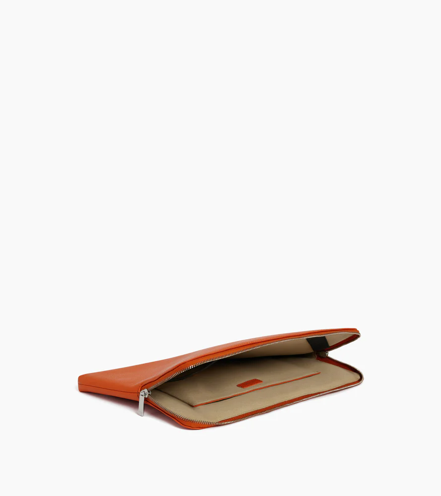 Pochette ordinateur 14" en cuir grainé - Image 3